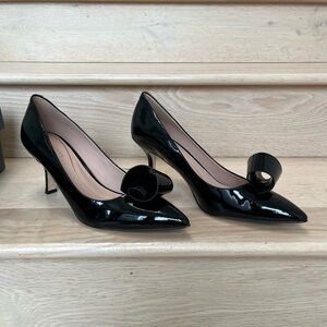 Cole Haan Black Patent Leather Florette Pump Size 8.5